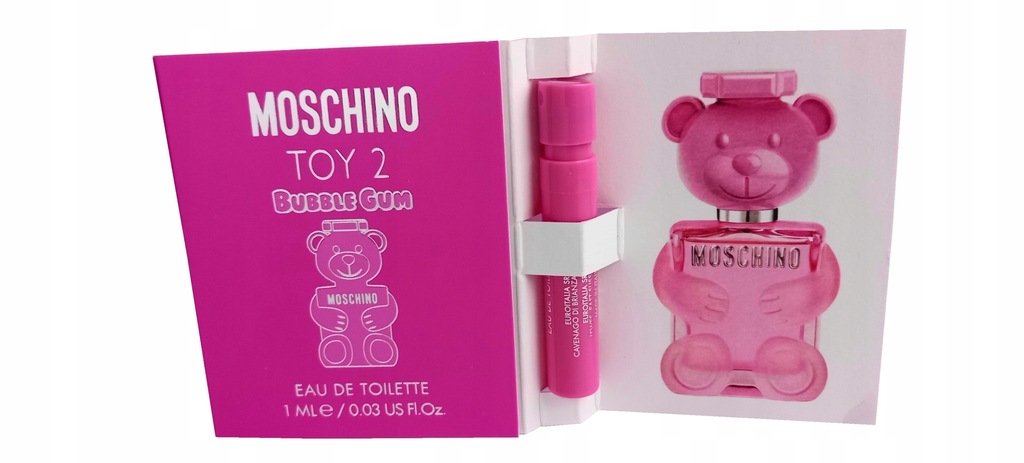 Moschino Toy 2 Bubble Gum EDT 1 ml x 10 szt = 10 ml - obrazek 3