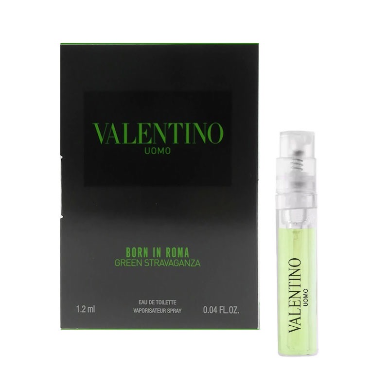 Valentino Uomo Born In Roma Green Stravaganza edt 1,2 ml - obrazek 4