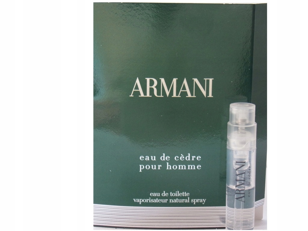 Armani Eau De Cedre Pour Homme Edt 1,2ml - obrazek 4
