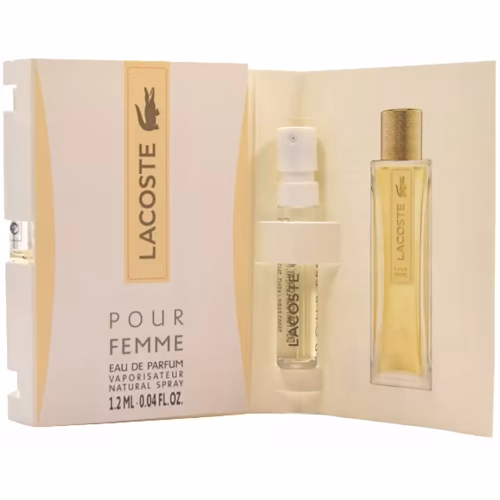 LACOSTE Pour Femme EDP 1,2ML x 3 = 3,6 ml