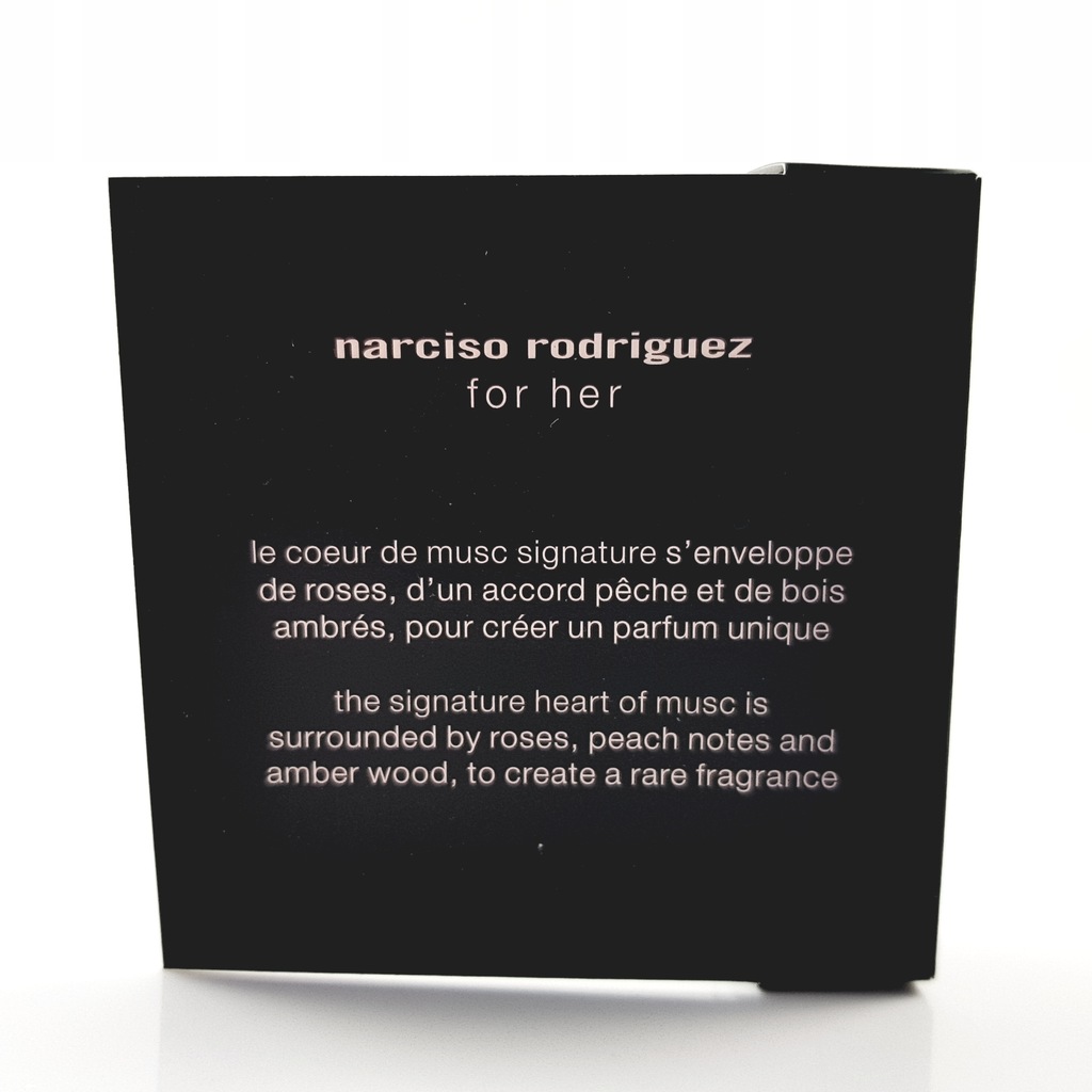 Narciso Rodriguez For Her EDP 0,6 ml x 3 = 1,8 - obrazek 2