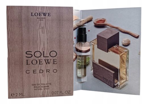 LOEWE SOLO  CEDRO 2ml EDT x 3 =  6 ml
