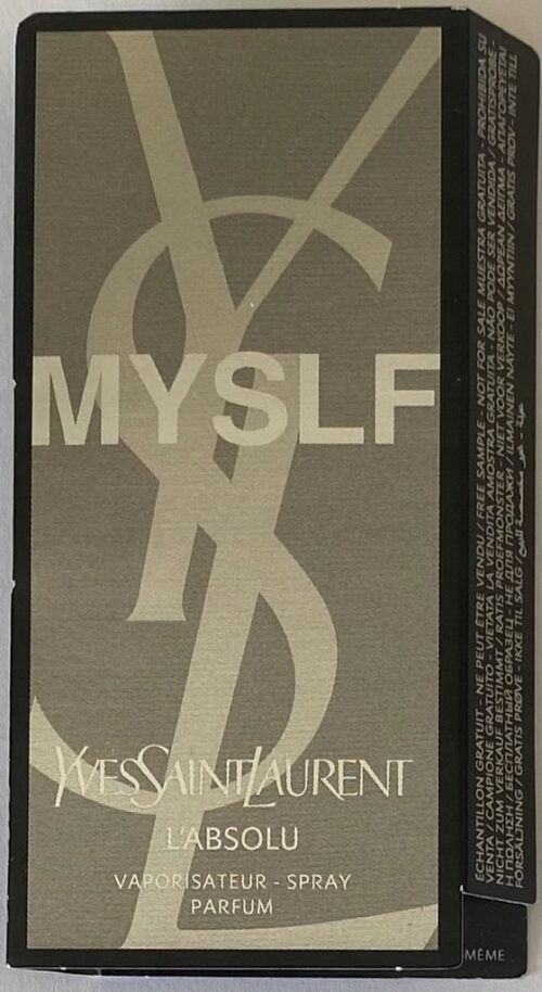 Yves Saint Laurent Myslf L'absolu Parfum 1,2 ml x 3 = 3,6 ml