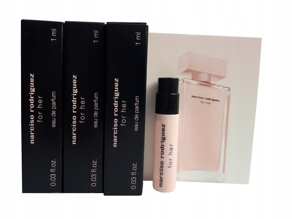 Narciso Rodriguez For Her EDP 0,6 ml x 3 = 1,8 - obrazek 5