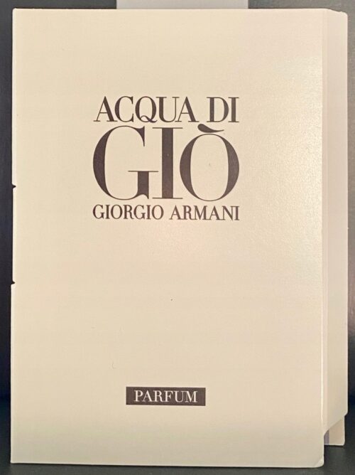 Giorgio Armani Acqua Di Gio Parfum 1,2ml  x 3 = 3,6 ml