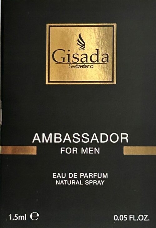 Gisada Ambassador For Men EDP 1,5 ml x 3 = 4,5 ml