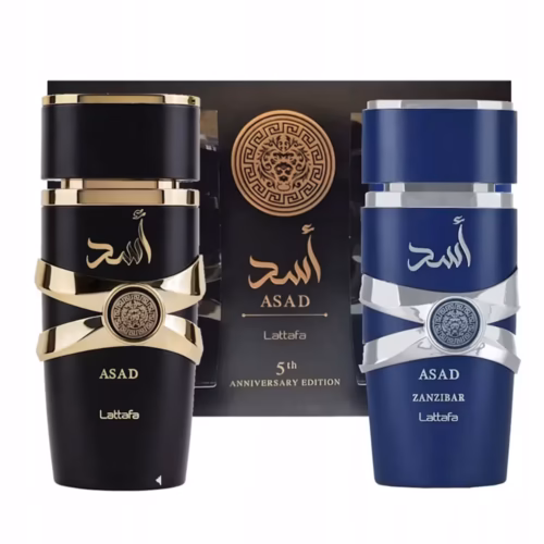 Zestaw perfum Lattafa Asad & Asad Zanzibar 2x100 ml