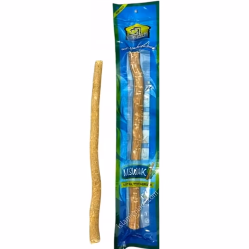 MISWAK PATYK DO MYCIA ZĘBÓW NATURALNA SZCZOTECZKA DO ZĘBÓW 18 SM