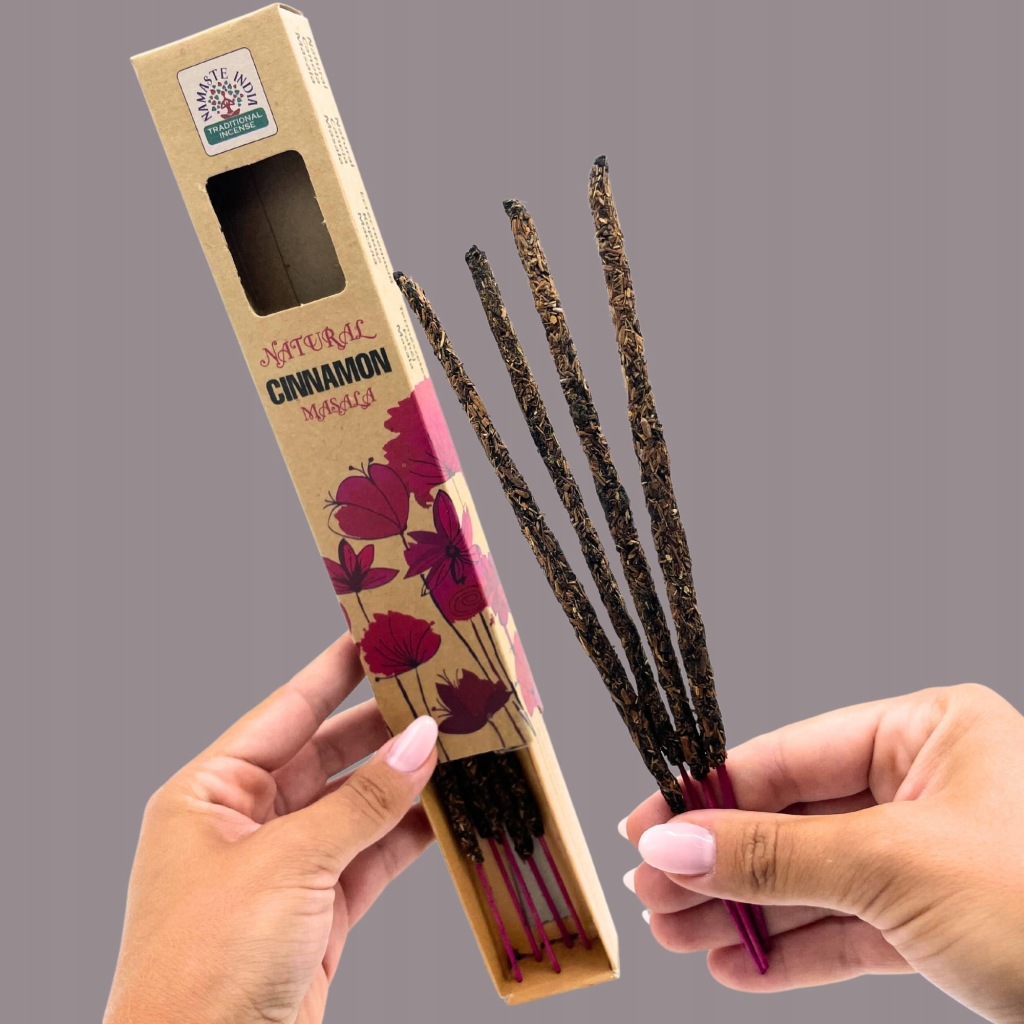 NATURALNE BOTANICZNE KADZIDEŁKA NAMASTE MASALA CINNAMON - obrazek 4