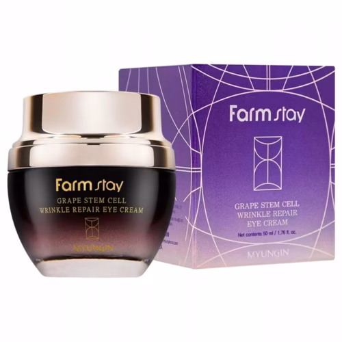 FarmStay Grape Stem Cell Wrinkle 50 ml krem pod oczy