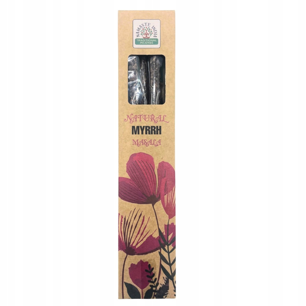 Naturalne kadzidełka botaniczne masala - Mirra - obrazek 3