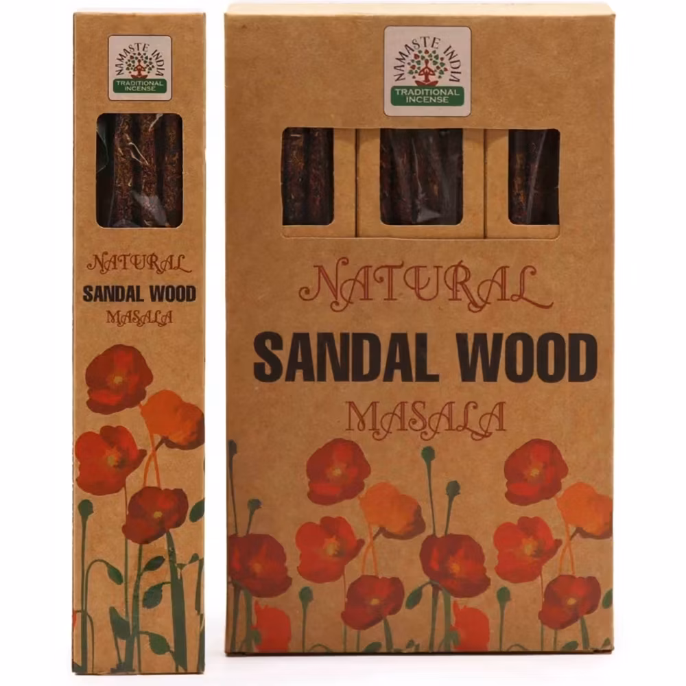 Naturalne Kadzidełka Botaniczne Masala - Sandalwood