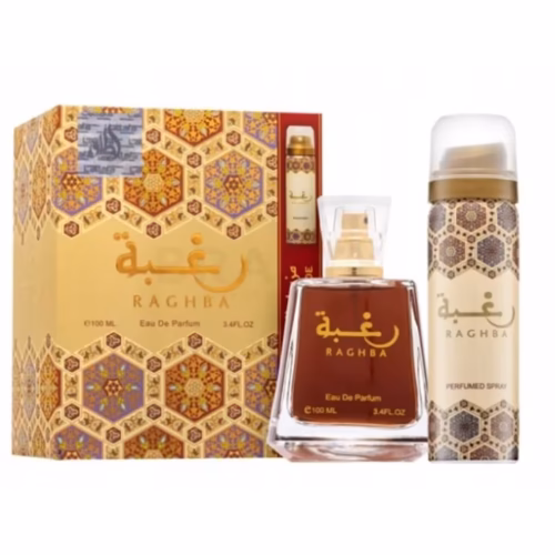 LATTAFA RAGHBA 100ML EDP + DEO 50ML