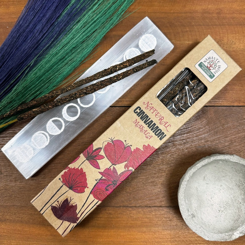 NATURALNE BOTANICZNE KADZIDEŁKA NAMASTE MASALA CINNAMON - obrazek 3
