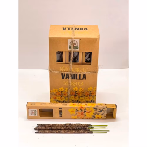 Naturalne kadzidełka Masala - Wanilia