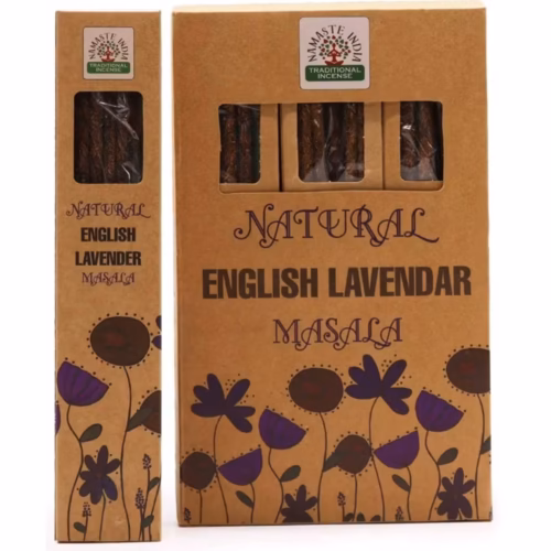 Naturalne kadzidełka botaniczne masala - angielska lawenda