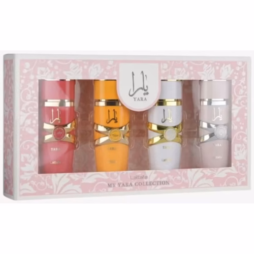 Lattafa My Yara Collection zestaw EDP Perfumy Arabskie 4x25ml