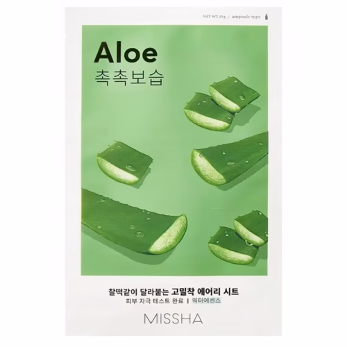 Missha Airy Fit Aloe Sheet Mask Maseczka do twarzy nawilżająca 19g
