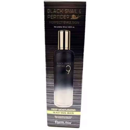 Farmstay Emulsja nawilżająca Black Snail & Peptide9 Perfect Emulsion 120 ml