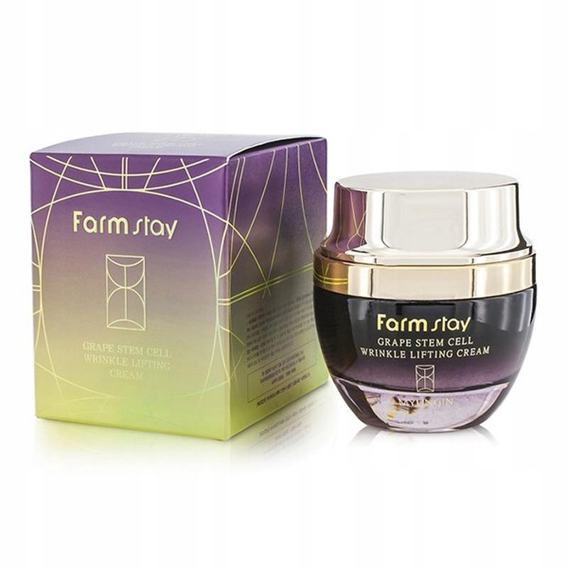 Farmstay Krem do twarzy GRAPE STEM CELL dzień i noc 50 ml - obrazek 4