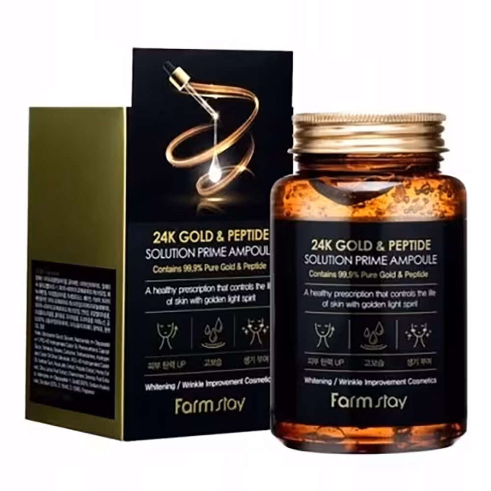 Farmstay 24K Gold Face Serum 250ml Serum do Twarzy