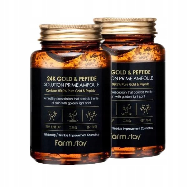 Farmstay 24K Gold Face Serum 250ml Serum do Twarzy - obrazek 3